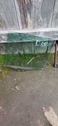 Стекло дверь левый зад mercedes w203 фото №1