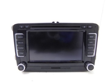 Радіо cd навігація vw passat b6 eos 05-10 1t0035680a фото №1