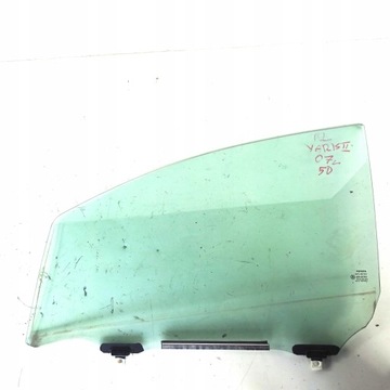 Скло передня ліва двері toyota yaris ii 5d 06-11 фото №1