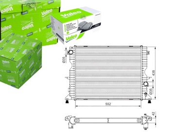 Радіаторів двигуна land rover defender 2.2d/2.4d/2. фото №1