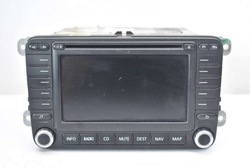 Радіо радіопрогравач cd навігація 1k0035198b vw passat b6 05-10 фото №1