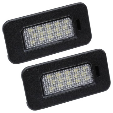 Лампочки led номерного знака регистрационный do alfa romeo giulia stelvio 2015- фото №1