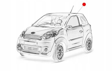 Скло ліва двері мікрокар m8 замінник фото №1