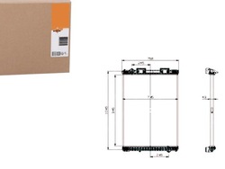 Радиаторов двигателя nrf 81061016438 81061016407 8106 фото №1