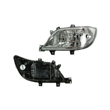 Фара левый mercedes sprinter 03- галоген tyc фото №1