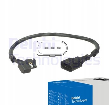 Датчик положення вала колінчастого delphi do vw polo 1.4 фото №1