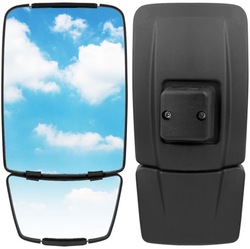 Дзеркало універсальні подвійний 360x180mm компактні з martwą зона фото №1