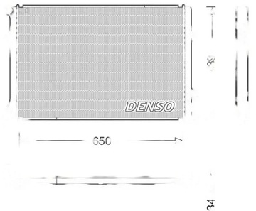 Радіаторів води drm32042 denso фото №1