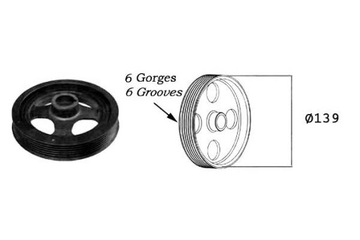 Sasic колесо ременное вала коленчатого 134700j010 800008 фото №1