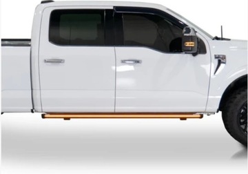 Порог пороги электрические градусы выдвижной комплект з led ford f-150 2021-2024 фото №1