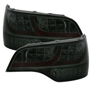 Лампи задні led do audi q7 06-09 black/smoke фото №1