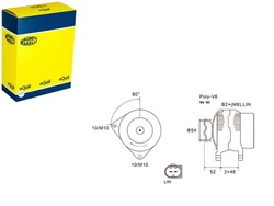 Генератор ford maz магнит marelli фото №1