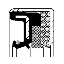 Ущільнювач вал атаки 12001890b corteco фото №1