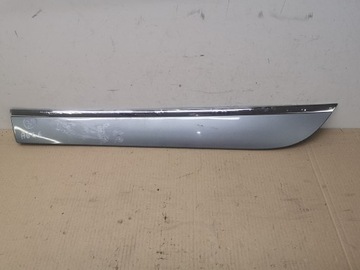 Планка двері лівий зад хром audi a6 c6 рестайлінг 08-12 фото №1