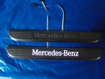 Планки пороговые led w205,213,253 a2056800735 a2056800535 фото №1