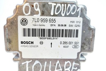 Модуль подушка безпеки vw touareg 7p5 7l0959655 3.0l дизель 176kw 2008 фото №1