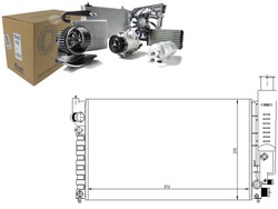 Nissens радіаторів двигуна 1300l2 1300j1 1300l1 130 фото №1