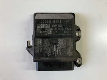 Модуль блок управления подушка безопасности подушек датчик passat b8 14 - 3q0959655ae фото №1