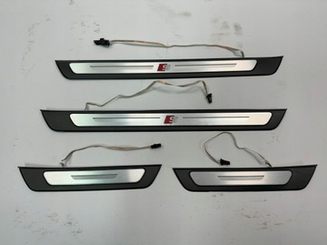 Планки порогові накладки audi a6 c8 4k універсал avant фото №1