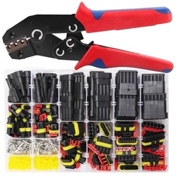 Роз'єм штекер з'єднувач герметичні штекер zaciskarka do кабелі praska 0,5-2,5 фото №1