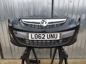 Бампер перед переднее opc line opel corsa d lift2010-2014 цвет z22c фото №1