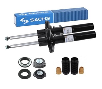 Амортизаторы sachs перед+ кронштейны skoda octavia 3 фото №1
