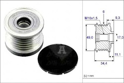 Ina колесо пасове генератора bmw фото №1