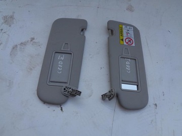 Защита солнцезащитная левая kia ceed 2 ii фото №1