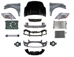 Kuga 08-13 перед бампер капот pas лампа крило фото №1