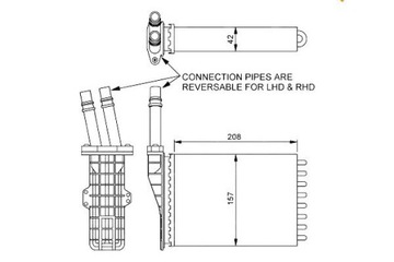 Nrf отопитель renault espace 96- nrf фото №1