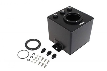 Бак пального додатковий turboworks 2l з отвір na насос чорний фото №1