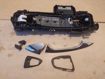 Ручка основа + хромовані елементи двері праві зад mercedes a клас w176 c w204 w166 фото №1