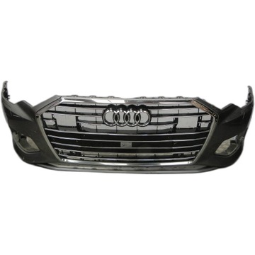 Бампер перед audi a6 c8 4k 4k0 4k0807437 4xpdc радар розпилювач злегка пошкоджений фото №1