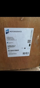 Wał коленчатый om936la actros mp4 mp5 atego 3 фото №1