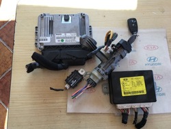 Kia sportage ii 2.0 crdi компьютер набор стартовый 39113-27345 фото №1