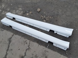 Bmw e90 m3 sedan порог накладка пороговая альпийский белый фото №1