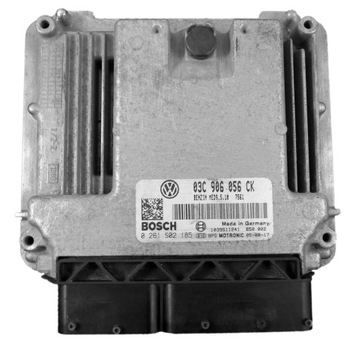Блок управления vw golf 1.4 fsi 0261s02185 03c906056ck фото №1