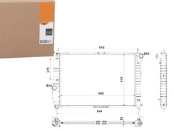 Nrf53902 радиаторов deawoo/chevrolet kalos 02- 1.2/ фото №1