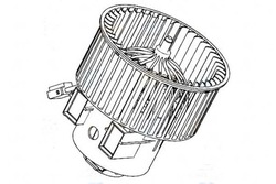 Вентилятор повітродувка behr hella lr010387 lr002630 l фото №1