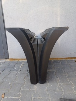 Mercedes arocs actros mp4 крило підкрилок подвійний фото №1