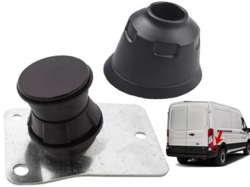 Отбойник отбойник ограничитель магнит + защита дверь зад ford transit vii viii фото №1