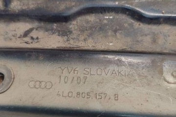 Крепление передней левого крыльев audi q7 4l 4l0805157b 3.0l дизель фото №1