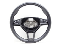 Кермо шкіряний мульті мультифункція skoda octavia iii рестайлінг 5e0419091bq фото №1