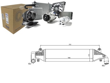 Nissens интеркулер mazda 3 1.6d/2.0d 06.04-12.09 фото №1
