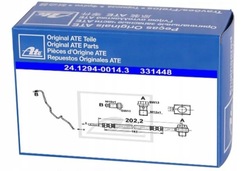 Шланг тормозной левый зад seat ibiza iv 1.4 1.6 1.9 фото №1