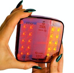 Лампа led задняя светодиодная диодный 12-24v прицепы эвакуатор 4 функции лампы фото №1