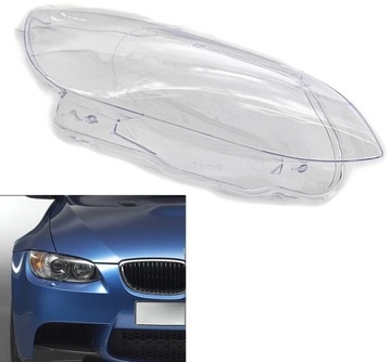 Захист скло фара плафон лампи bmw 3 e92 e92 дорестайлінг 2006-2010 праві фото №1