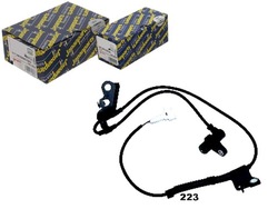 Датчик, скорость оборотная колёса japanparts abs-223 фото №1