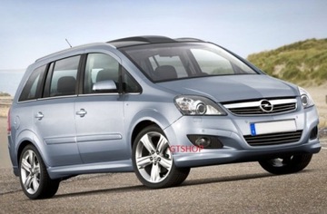 Opel zafira b рестайлинг 2008-14 накладка перед opc line - gt shop фото №1