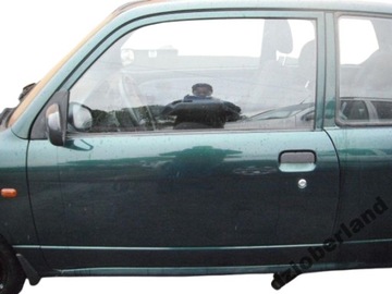 Daihatsu cuore 5 v l7 99-03 двері ліві передні - голий - bez іржа - гарний фото №1